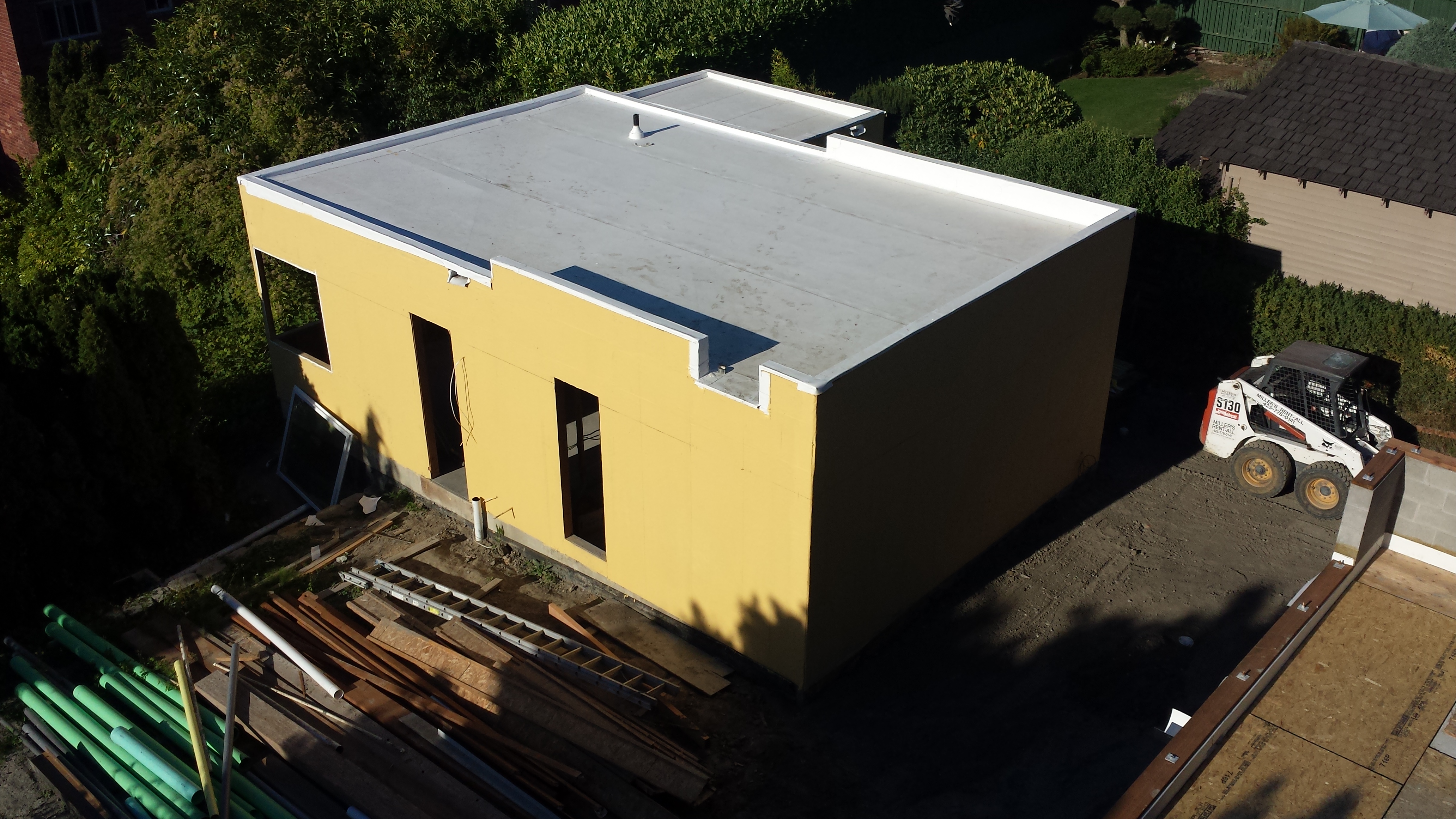 terrace construction in Milton, Milton