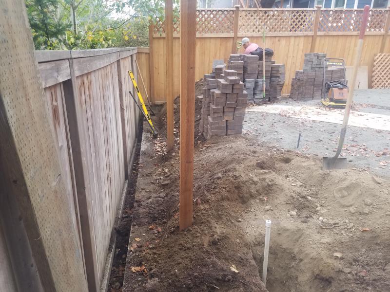 Paver Work, Retaining walls, Tree Removal