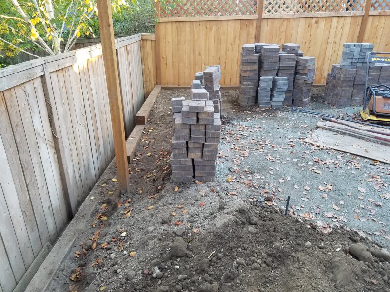 Paver Work, Retaining walls, Tree Removal