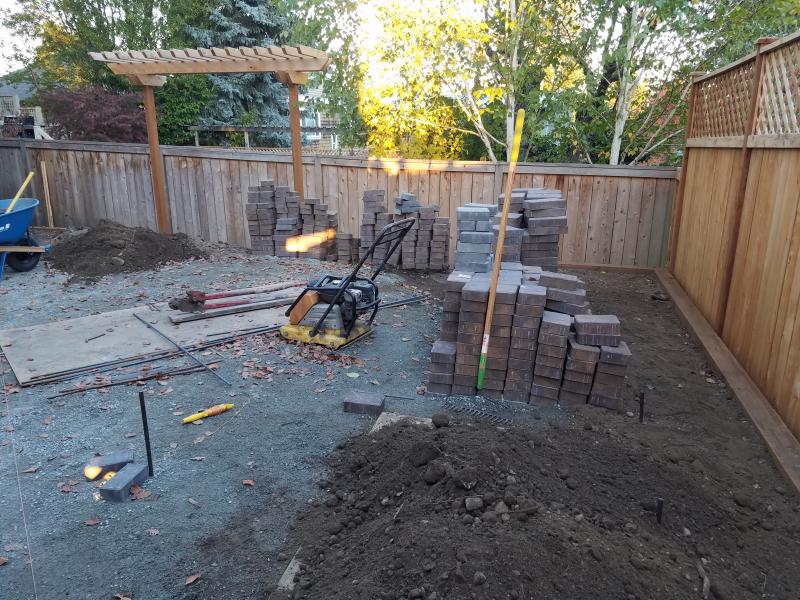 Paver Work, Retaining walls, Tree Removal