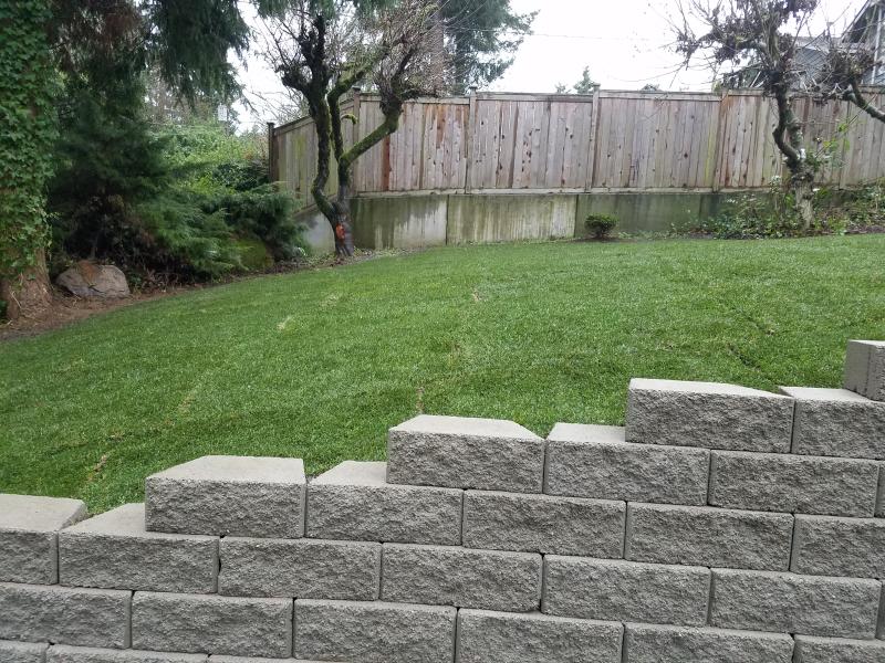 Hardscaping, Retaining Walls, Sod