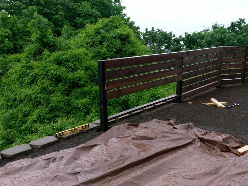  Retaining Walls, Regrading, Sod & Fence Installation.