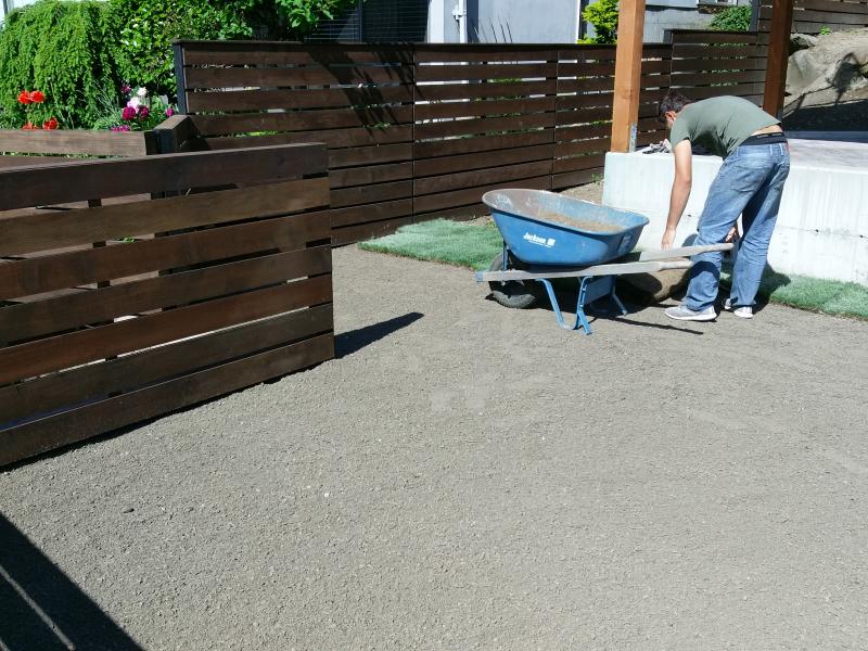  Retaining Walls, Regrading, Sod & Fence Installation.