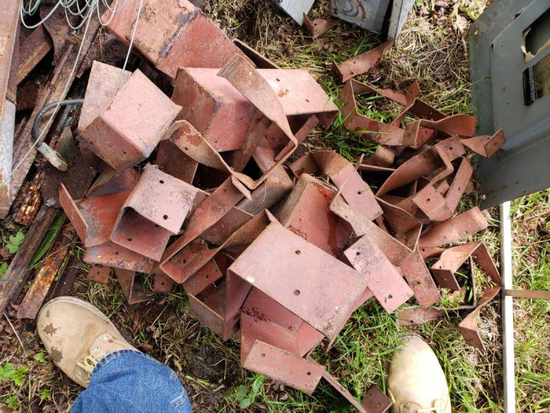 Old solid interior wood doors, pipe, rope,tools, lots more! CHEAP!